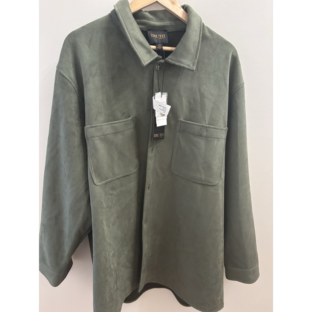 truth by republic Faux Suede Shirt/jacket XL‎ Men's